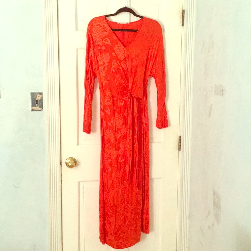 Zara Trafaluc collection kimono style maxi dress